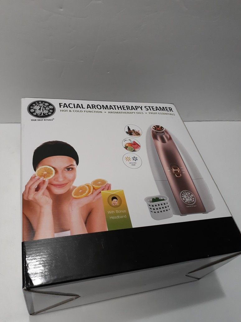 Facial Steamer, Face Steamer with Aromatherapy, Home Facial
