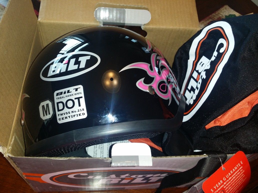 Ladies riding Jacket and helmet
