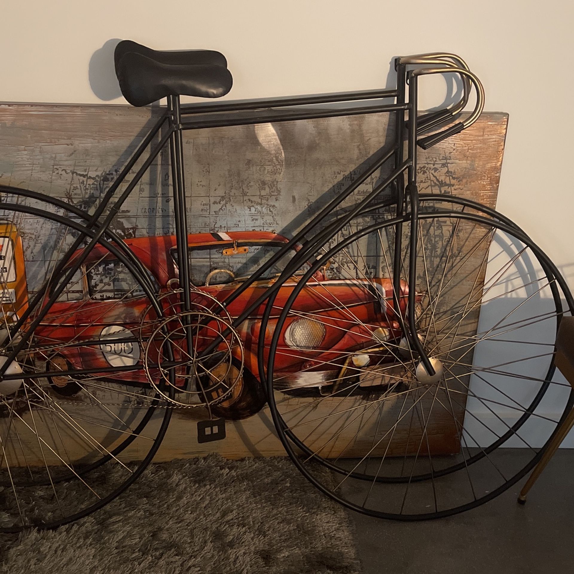 Wall Mount Decor Metal Bicycles (2)