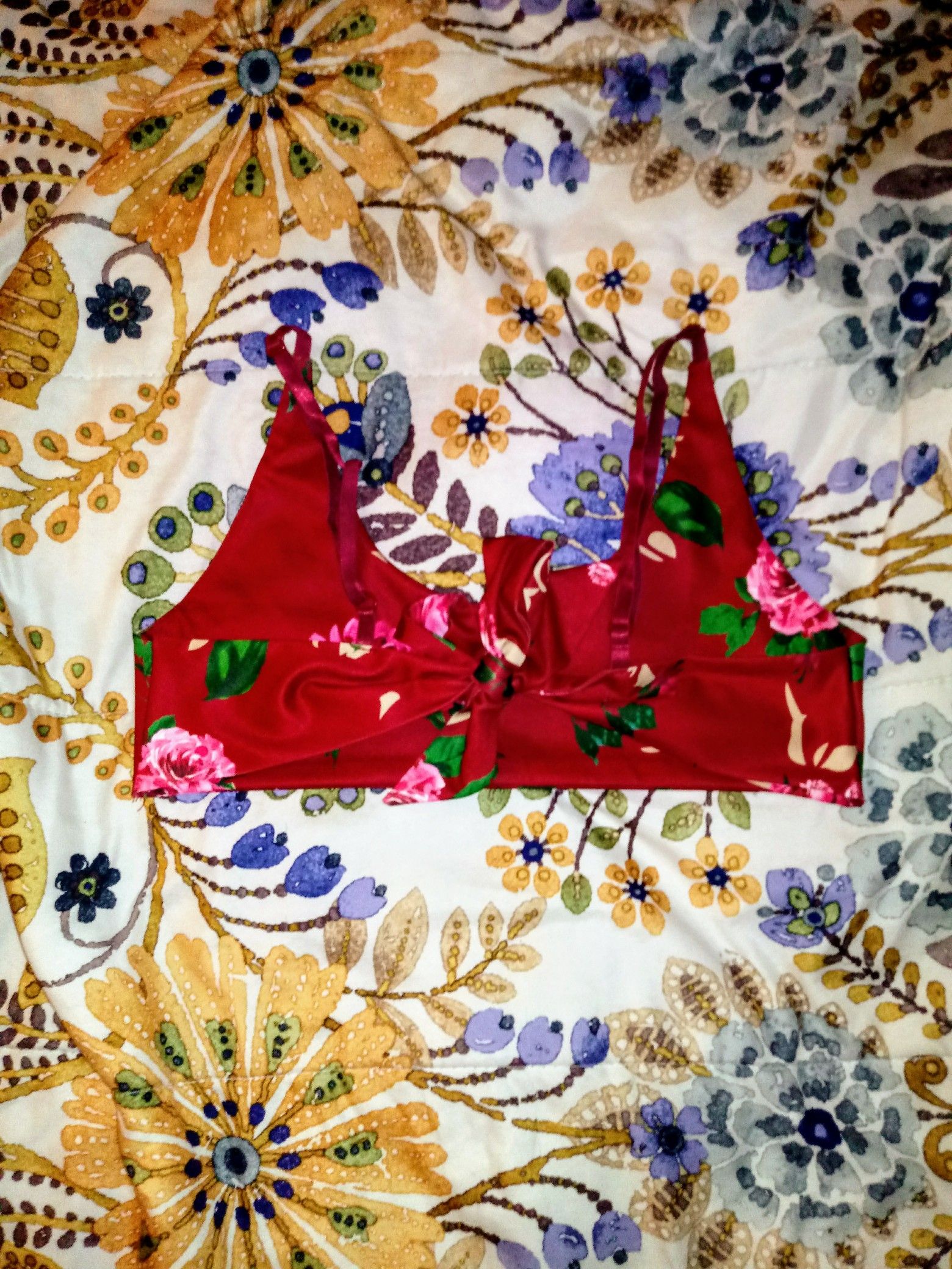 Rose Bikiny Top