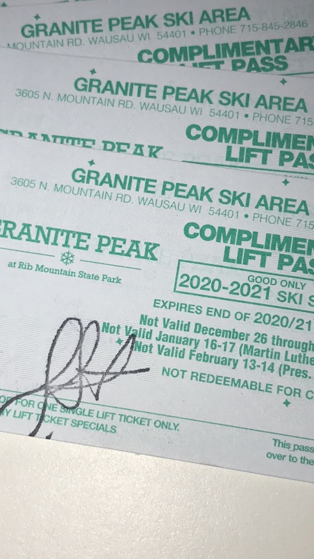 Ski Lift Tickets