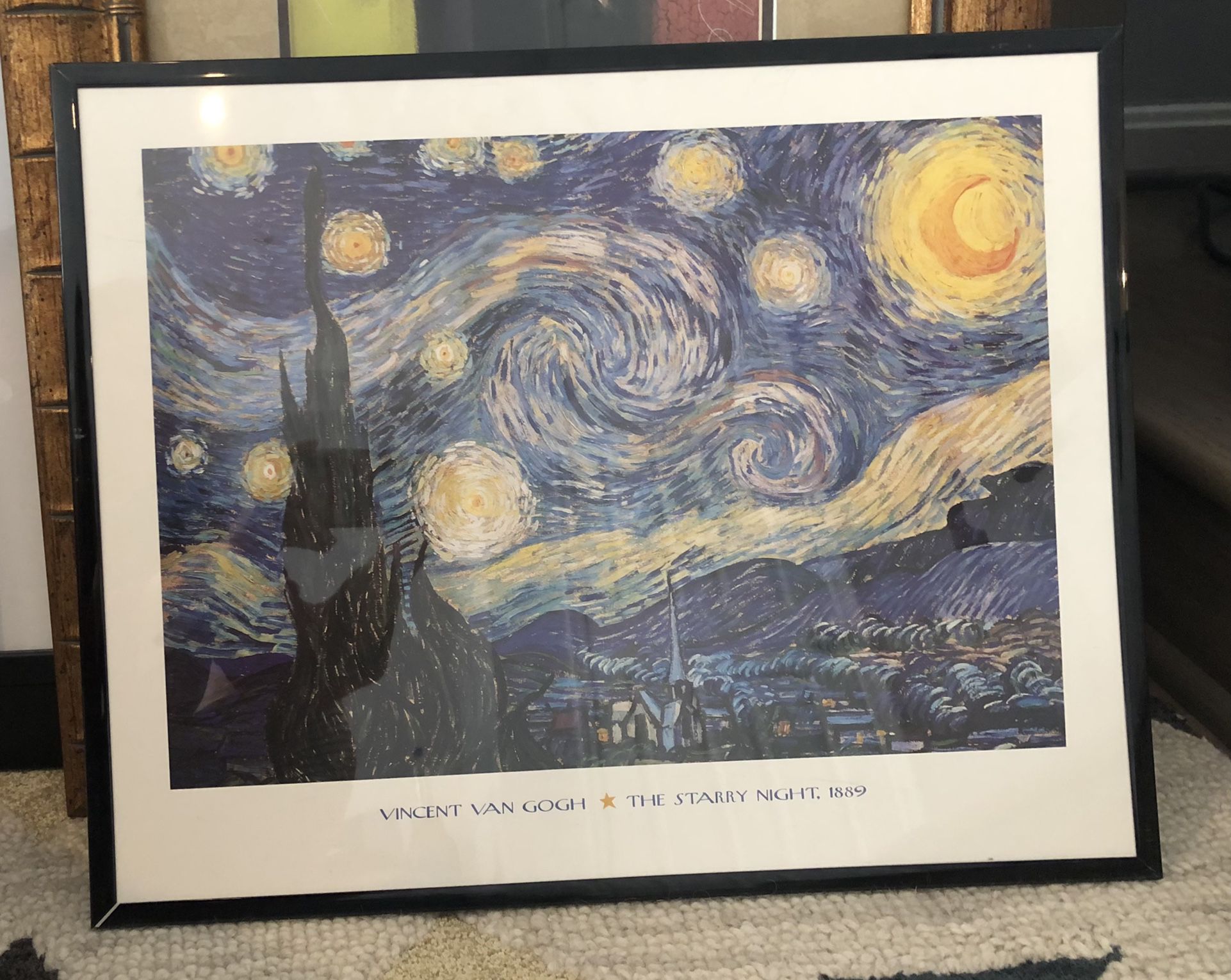 Van Gough Starry Night Framed Print —must Go