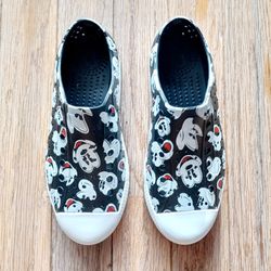 Native Disney Mickey Mouse All Over Print Slip On Slide Women's Shoes  Thumbnail