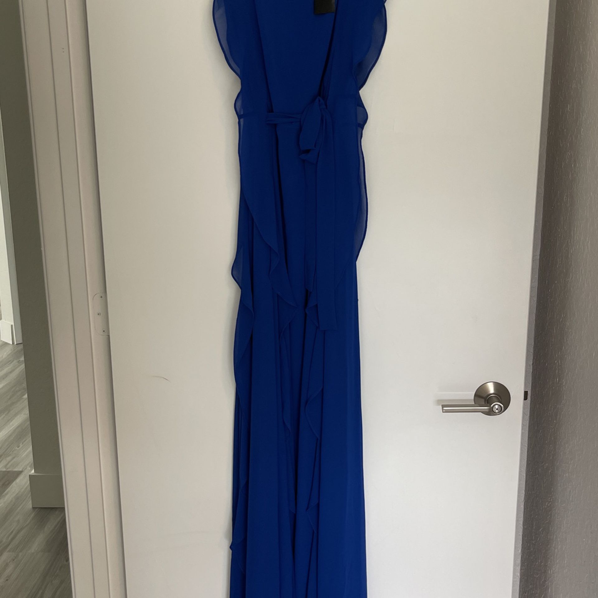 Flowy Royal Blue Dress