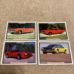 Rare (18) 1960s & 1970s Muscle Car Cards- Mustang, Camaro, Etc- See Photos Thumbnail