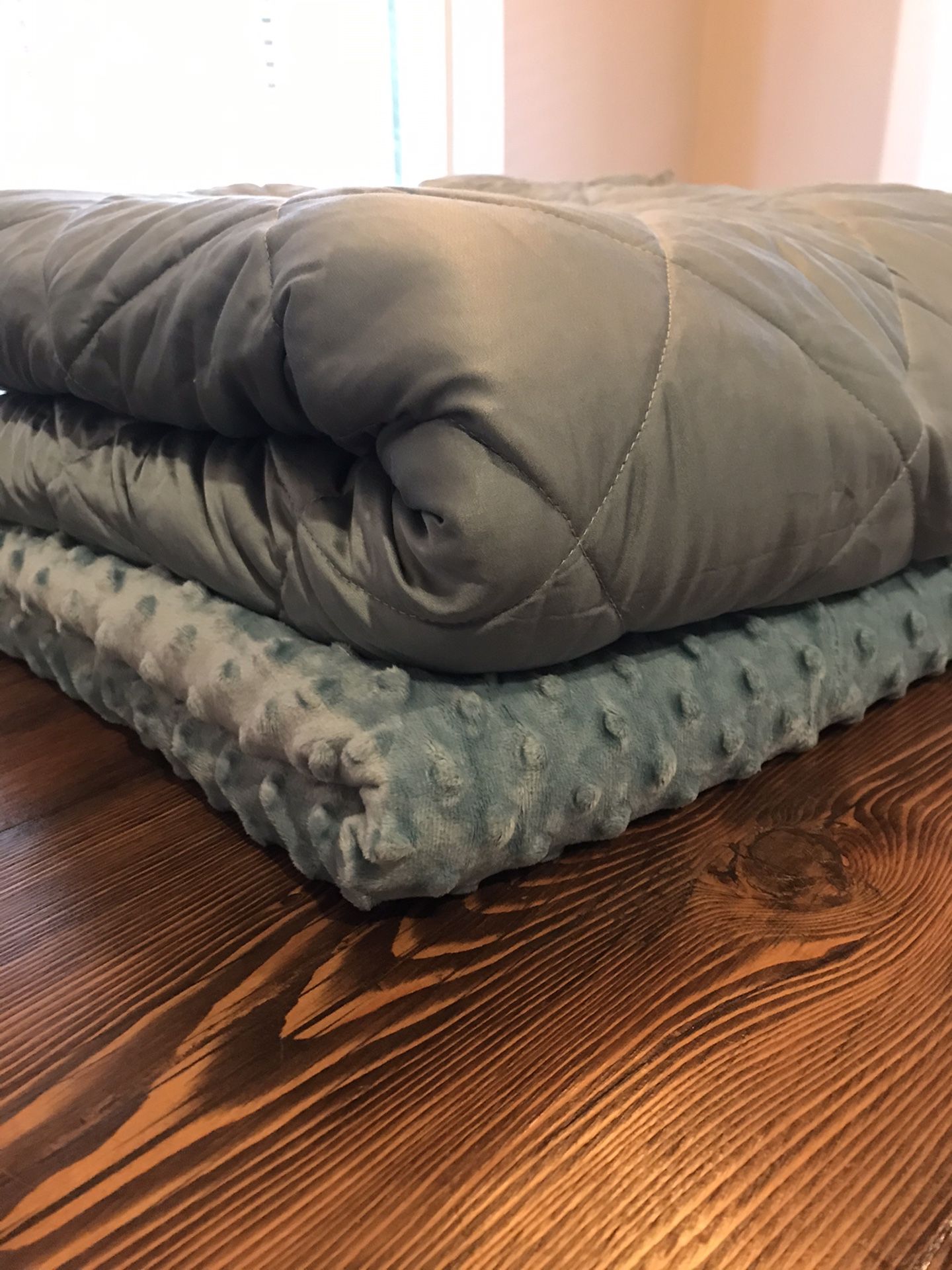 Brand new weighted blanket with cover