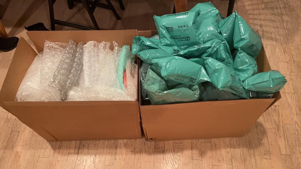 FREE Packing Supplies Bubble Wrap Packaging Materials