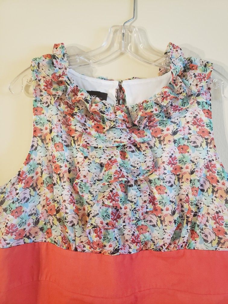 Floral/Coral Dress (Fundraiser)