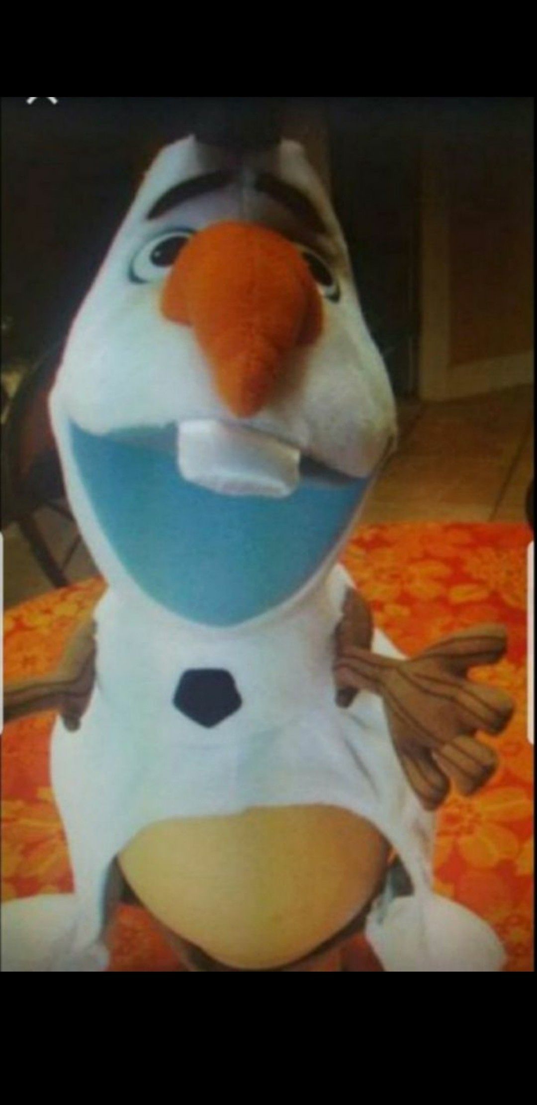 New Olaf plush hat