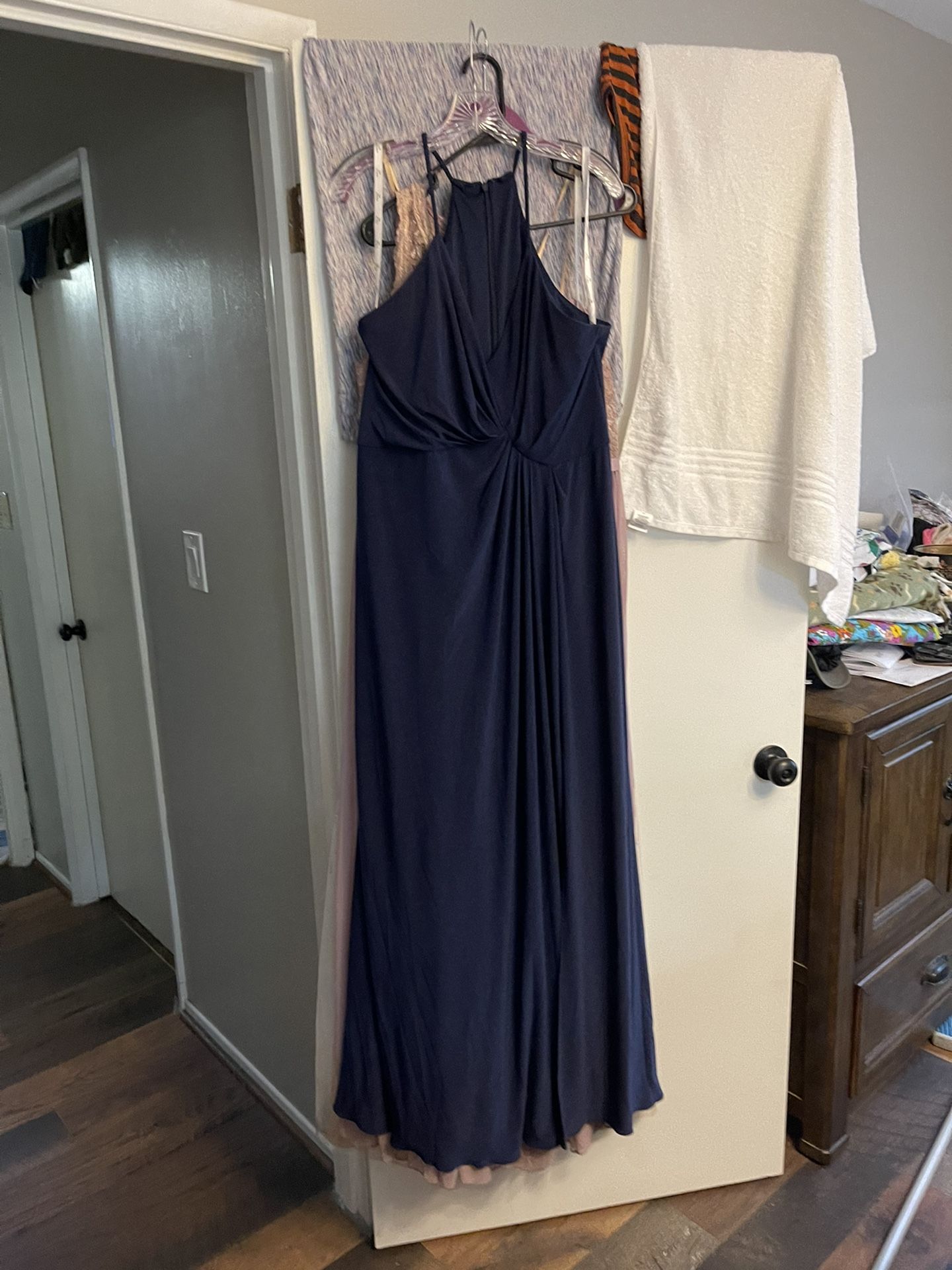 Navy Blue Bridesmaid Dress/formal Dress