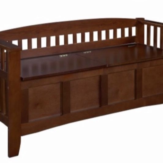 Wooden Storage Bench
