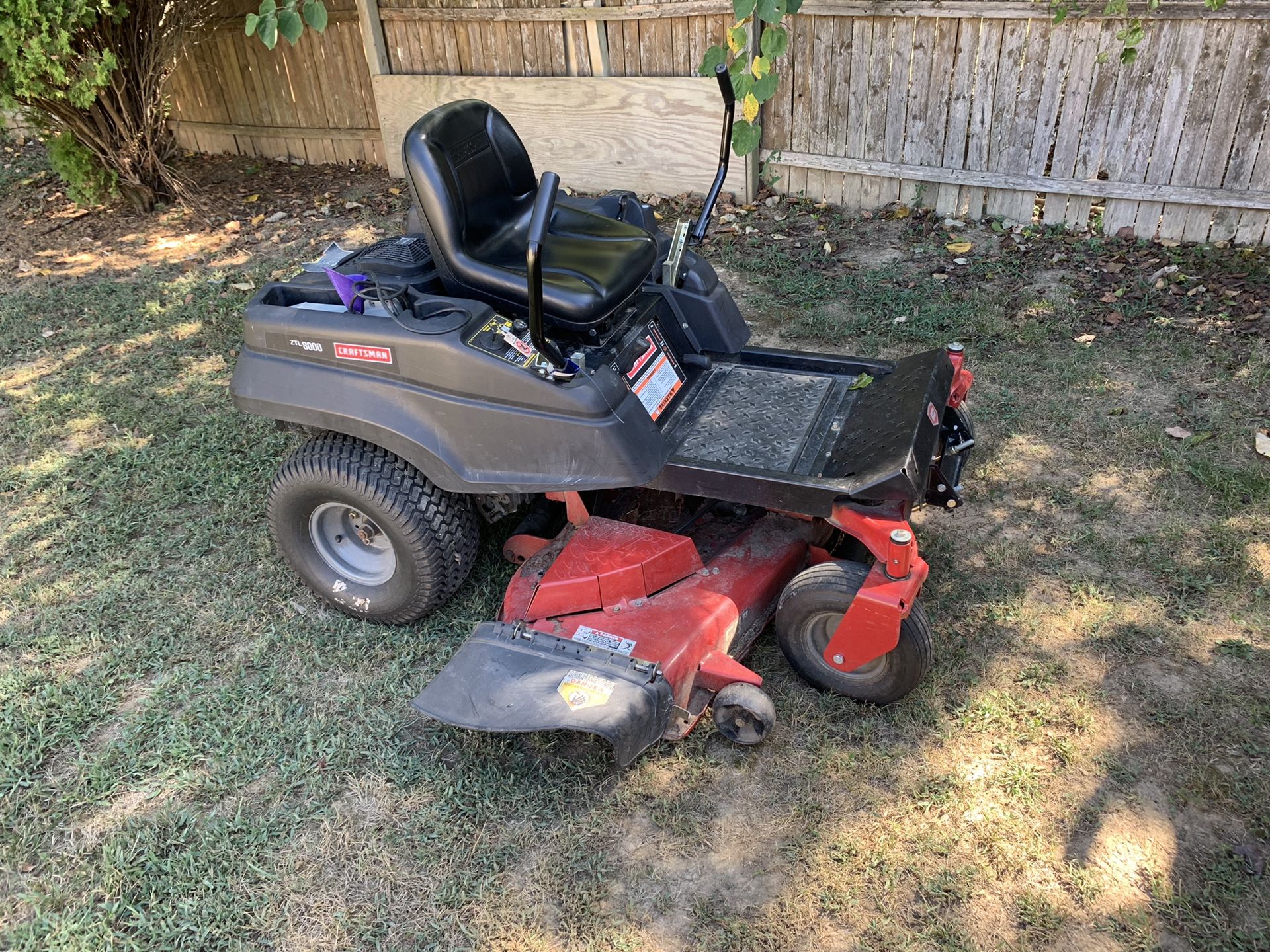 Craftsman ZTL8000 Zero turn mower for Sale in NEW CARROLLTN, MD OfferUp