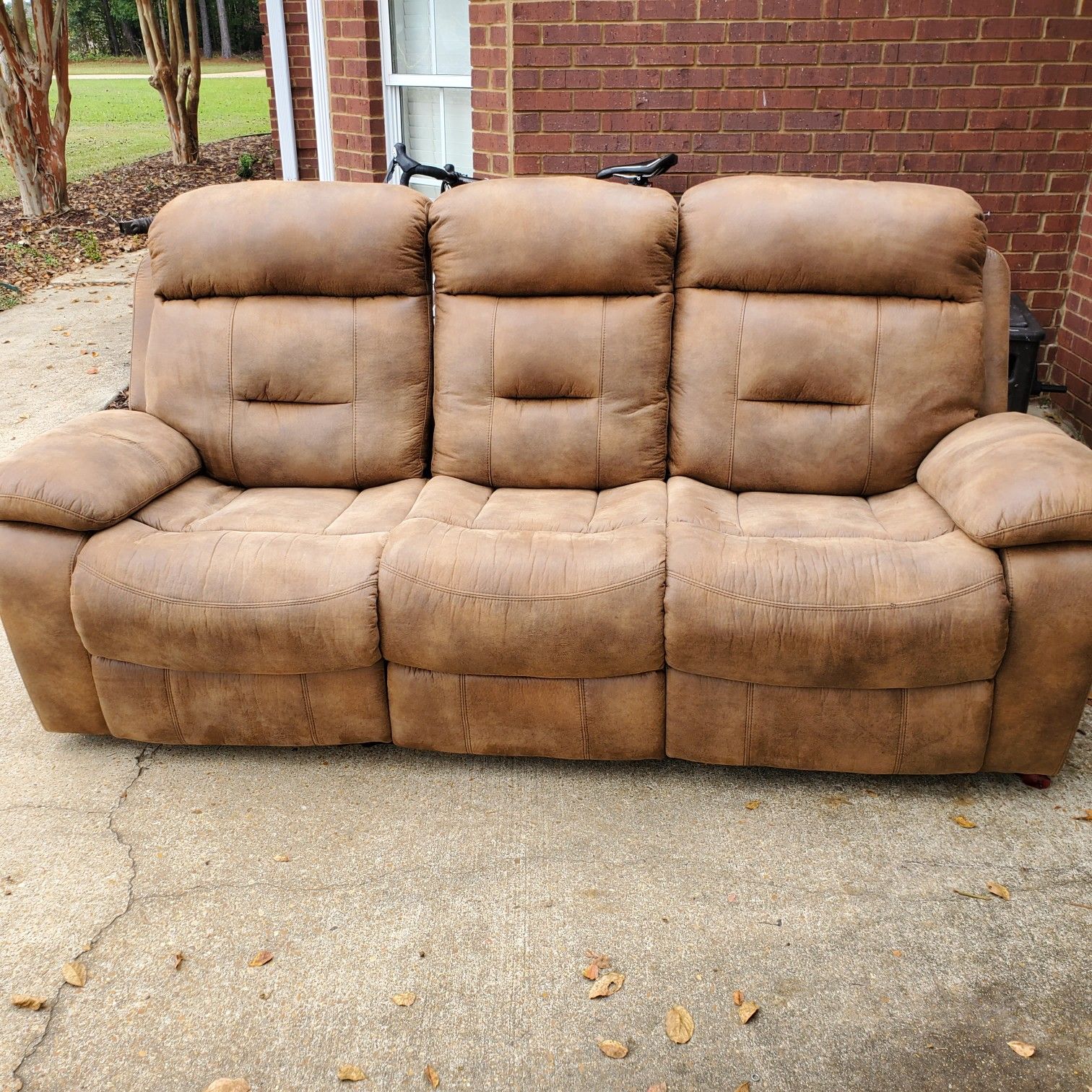 Reclining Couch and Loveseat