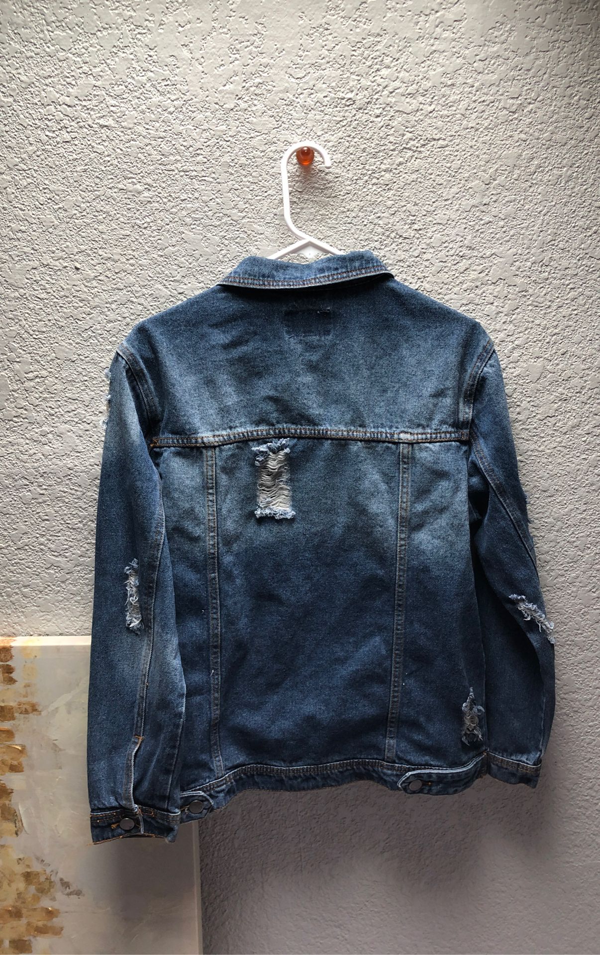 Distressed Denim Jacket