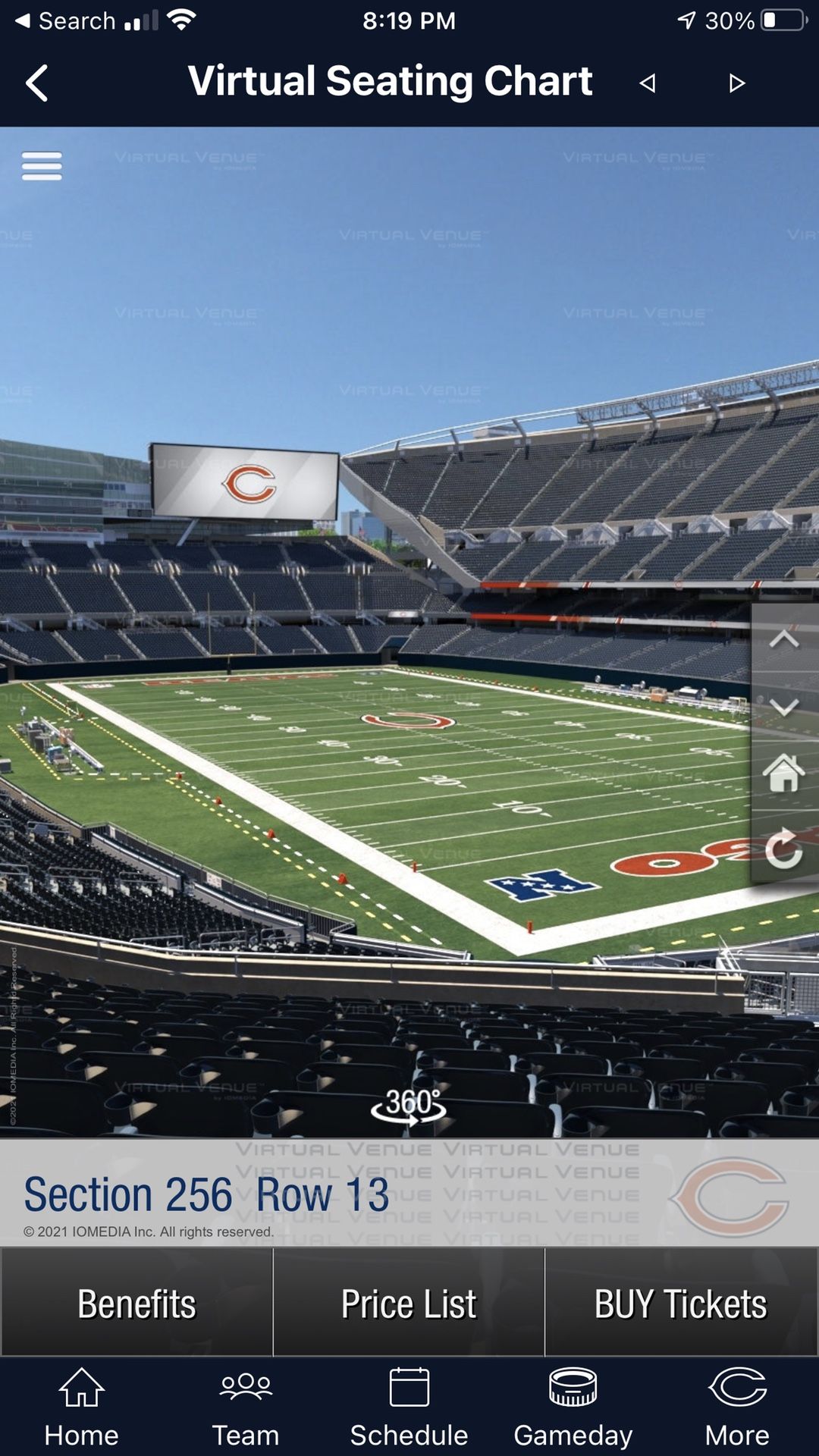 Tickets - Chicago Bears Vrs San Francisco 49ers. 2 Tickets