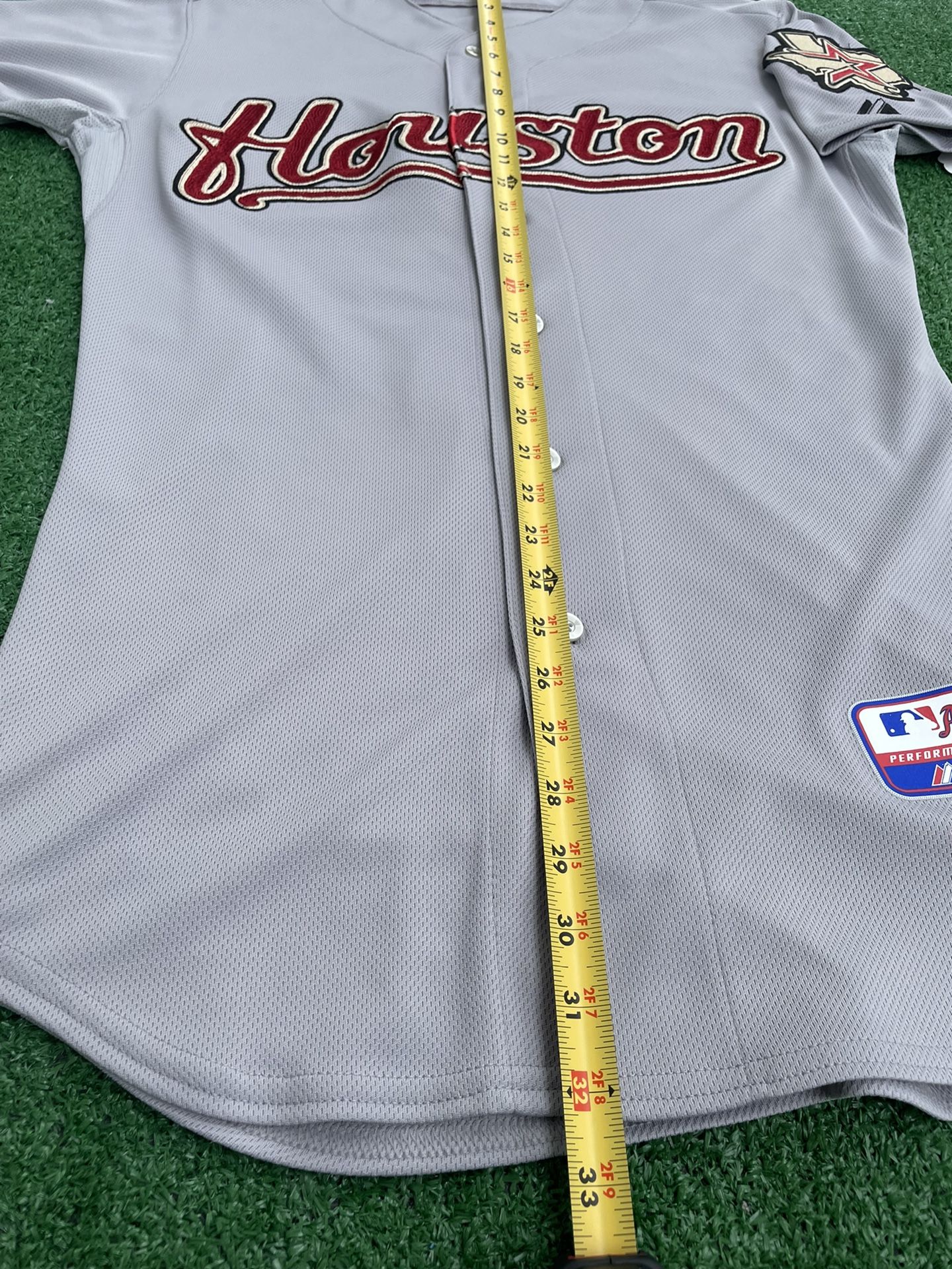 Houston Astros 2005 Road Authentic Jersey Mens size 38 S/M
