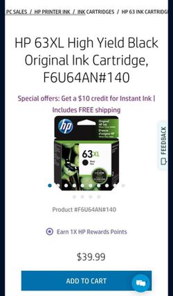 New In Package HP Printer Ink Thumbnail