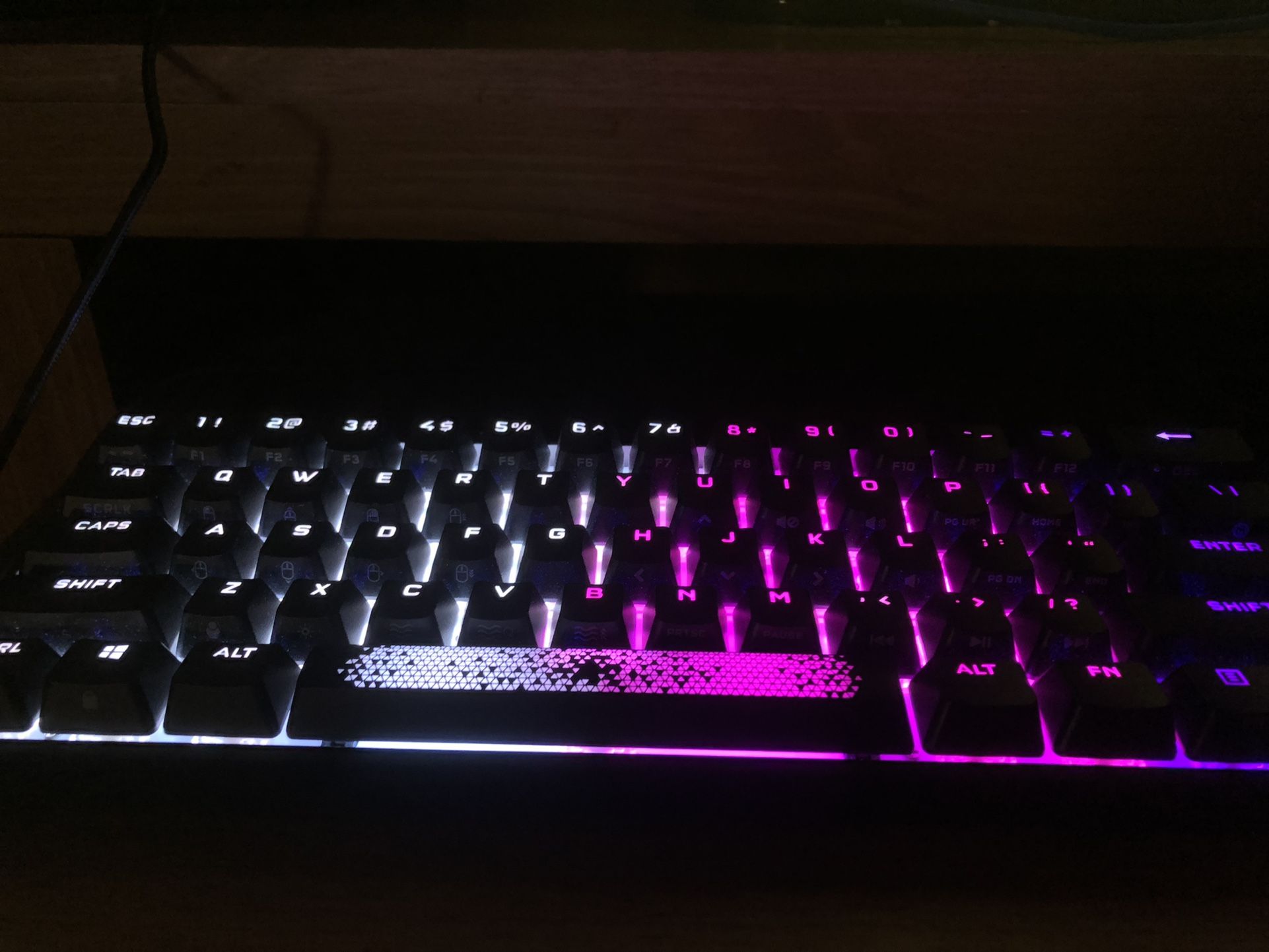 K65 RGB Mini mechanical gaming keyboard with Steel series Rival 3 Gaming Mouse