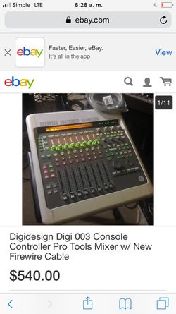 digidesign digi 003 mixer