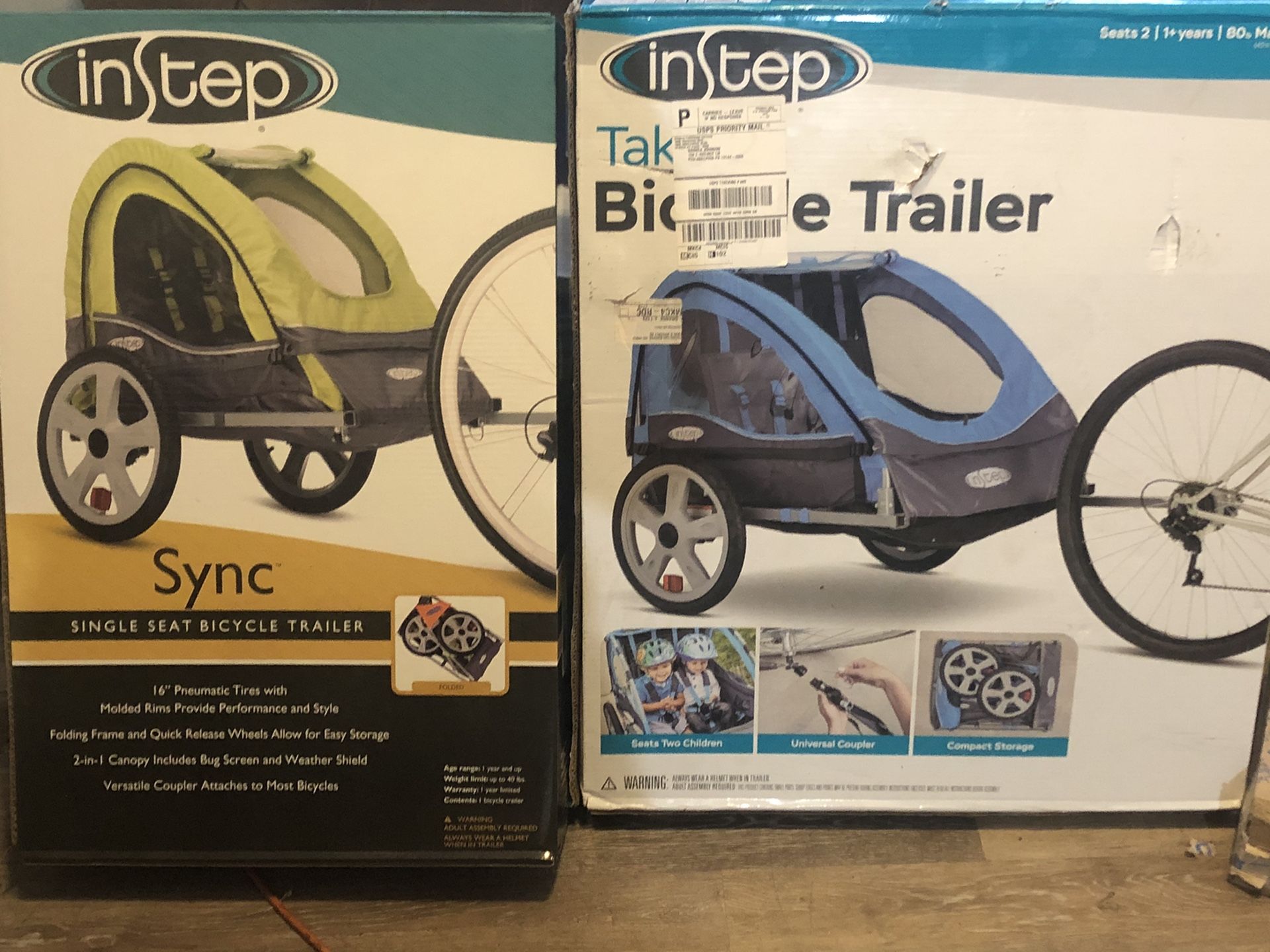 INSTEP BICYCLE TRAILER BRAND NEW NEVER OPENED!!!
