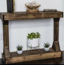 Rustic Console Accent Hallway Table Thumbnail