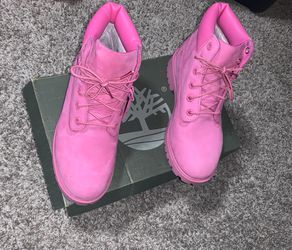 Pink Timberland Boots Thumbnail