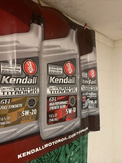 Kendall Motor Oil Sign Thumbnail