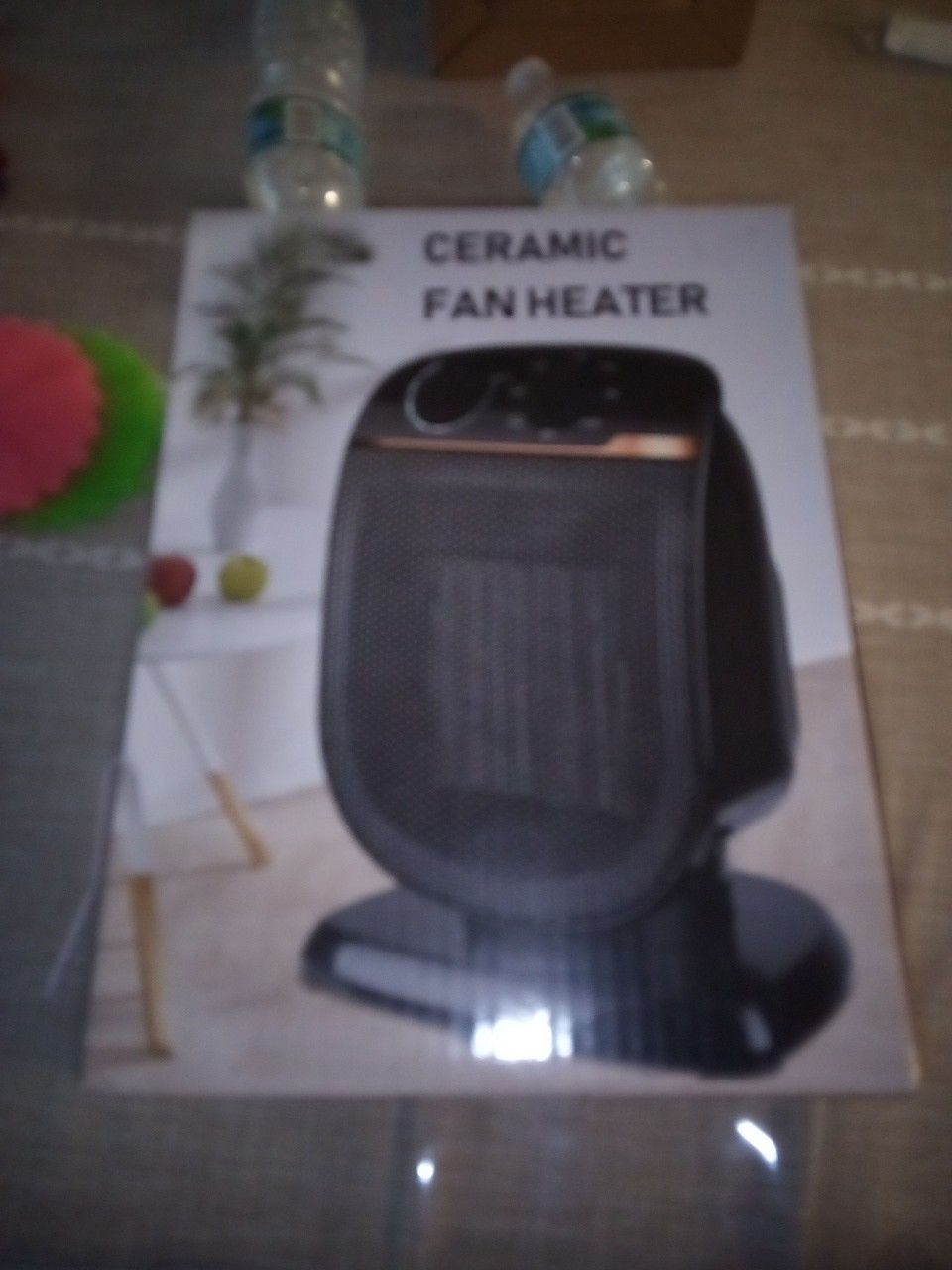 Ceramic fan heater