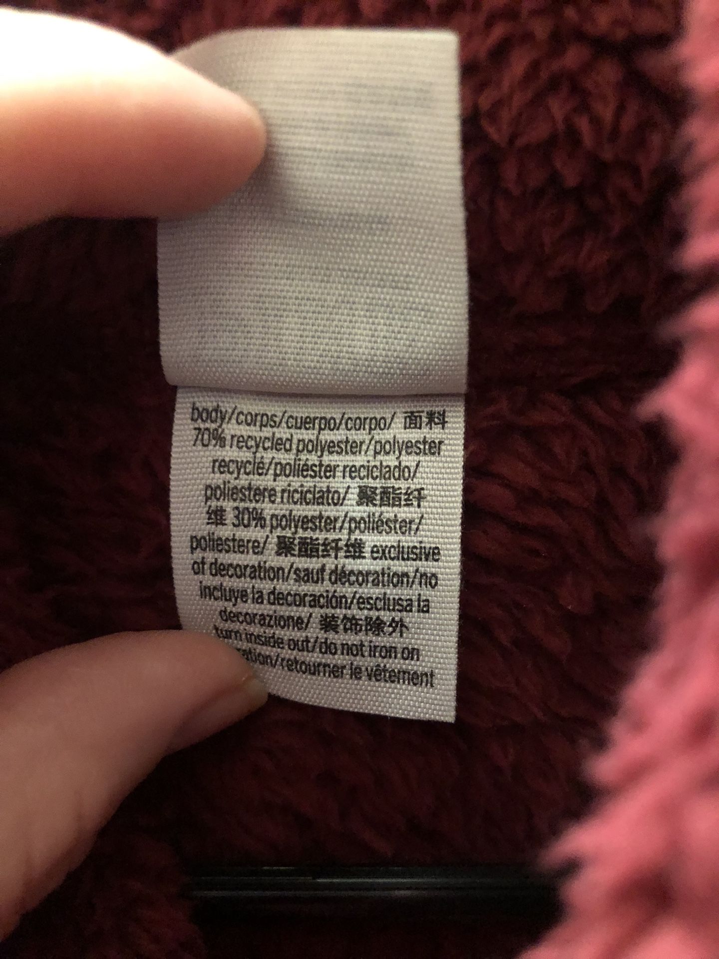 Victoria Secret Pink Teddy Sherpa Zip Up Jacket