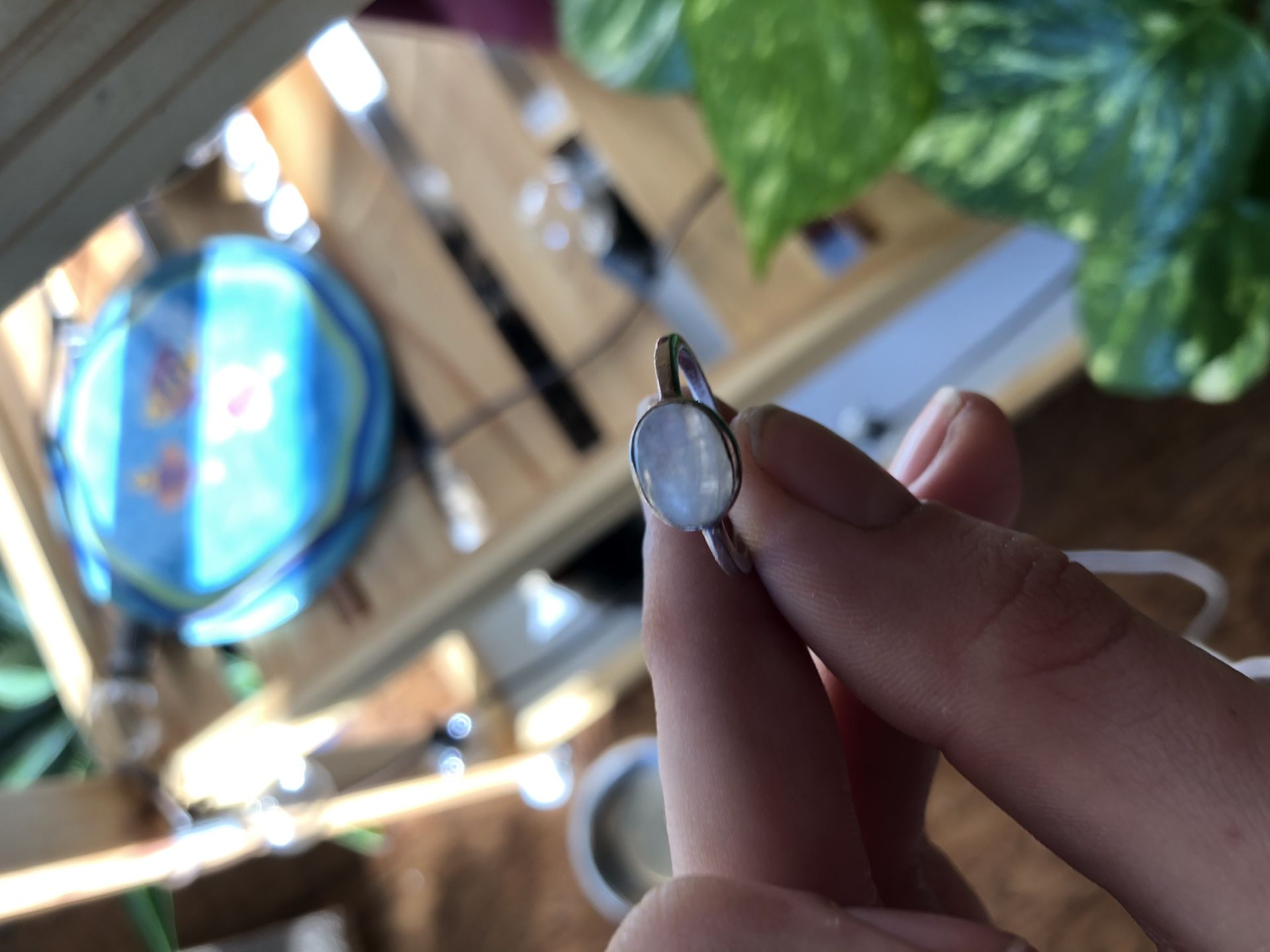 Moonstone ring