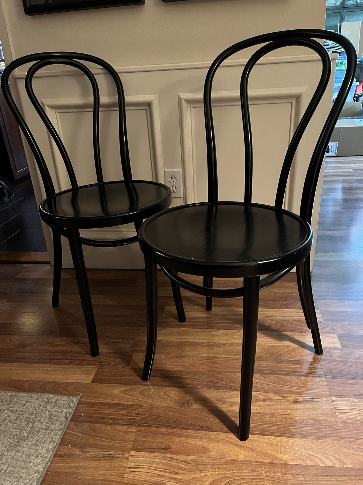 Bentwood Hairpin Bistro Chairs, set of 2