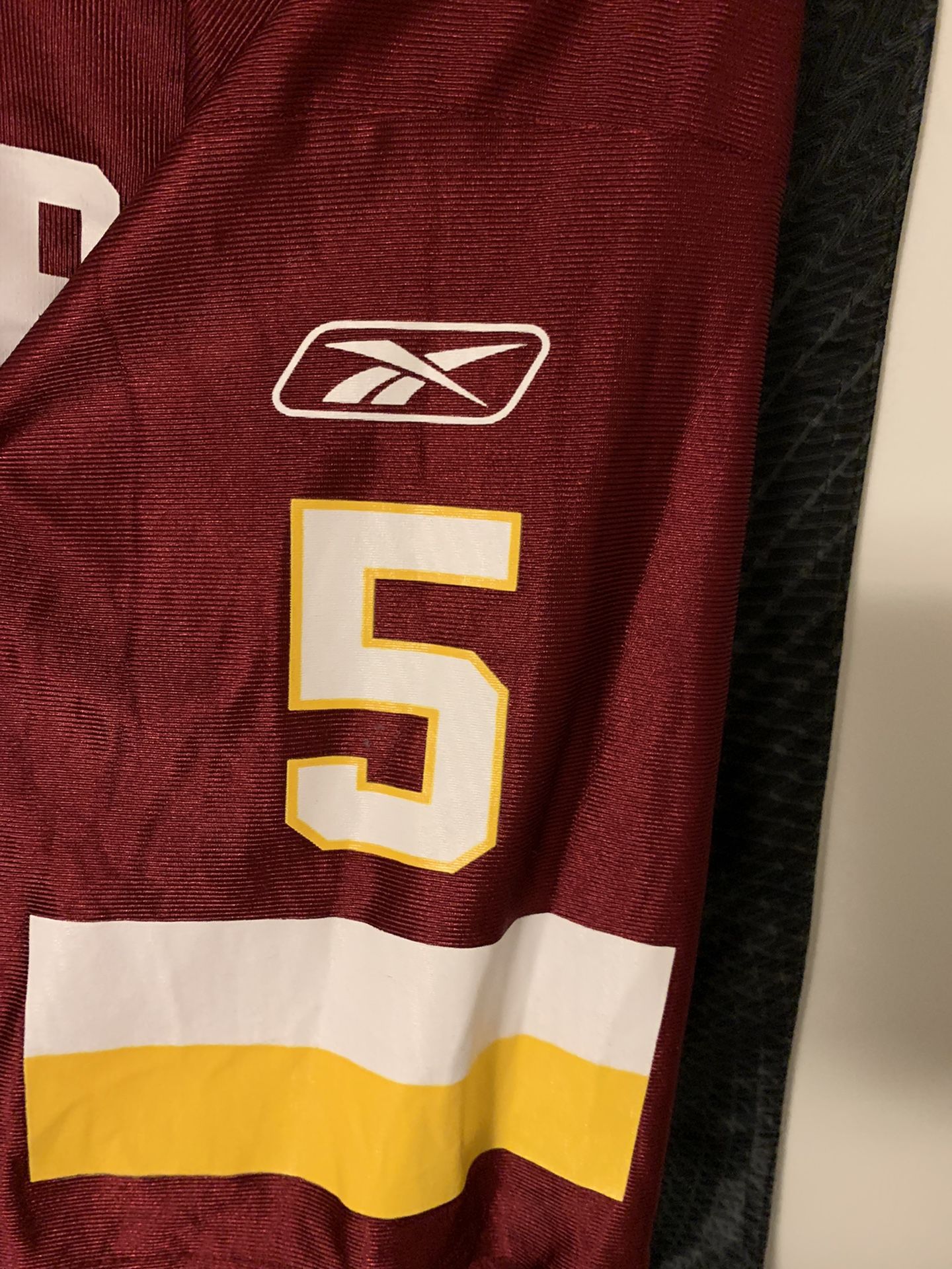 REEBOK NFL Washington REDSKINS #5 McNabb Jersey Adult Size Large
