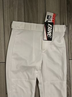 Bike Athletic Style 3708 White Youth Baseball Pants w/Belt Loops Size Large NEW Thumbnail