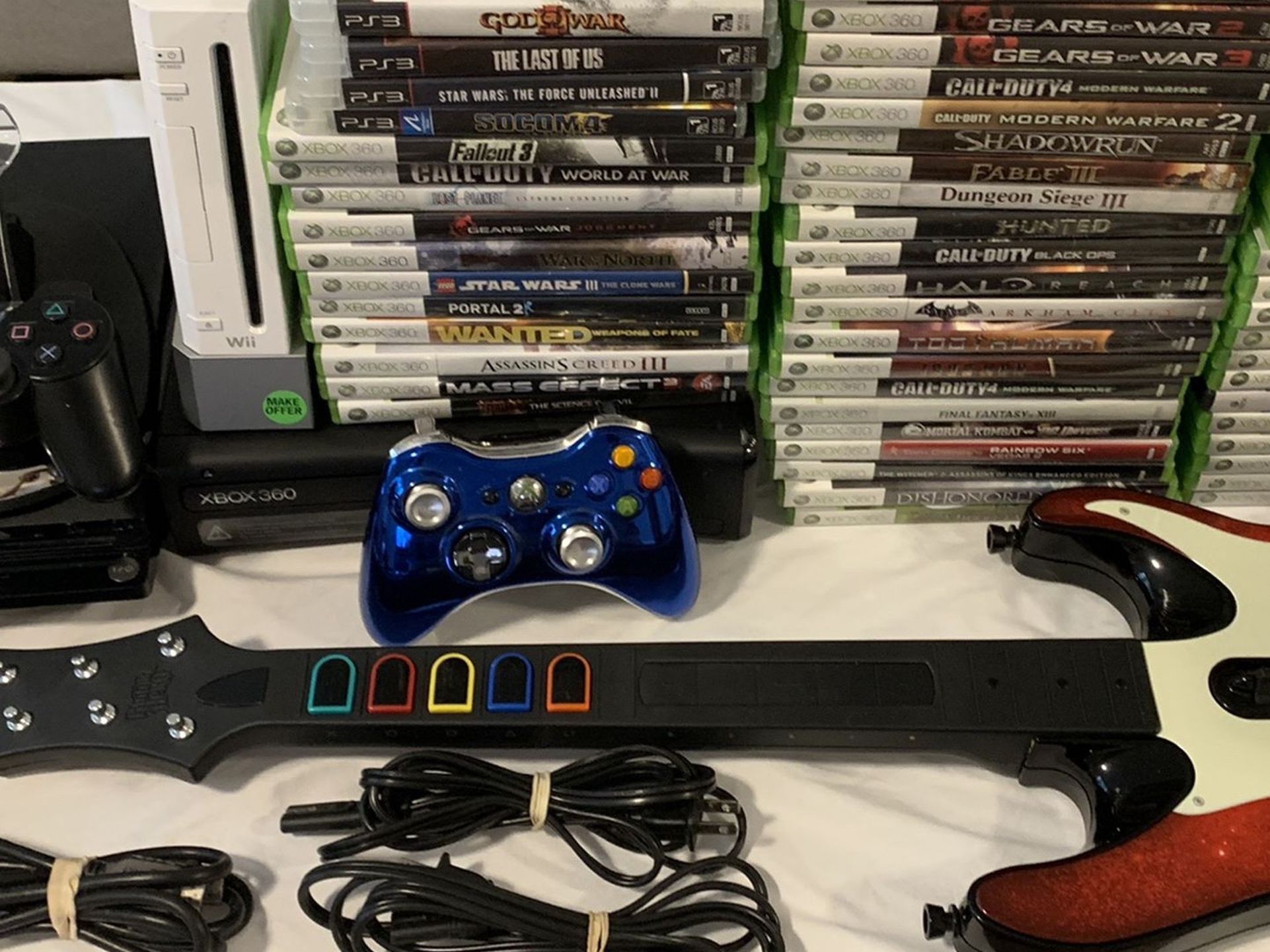 PS3+Xbox360+Wii BUNDLE + MORE