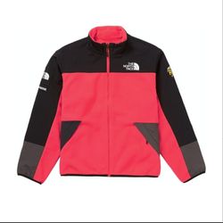 Supreme x The North Face RTG Fleece Jacket Bright Red Large Thumbnail