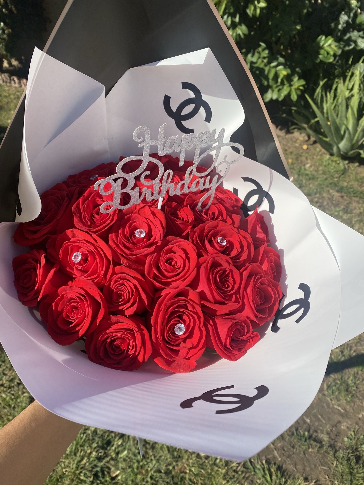 30 Rosas Ramo Buchon