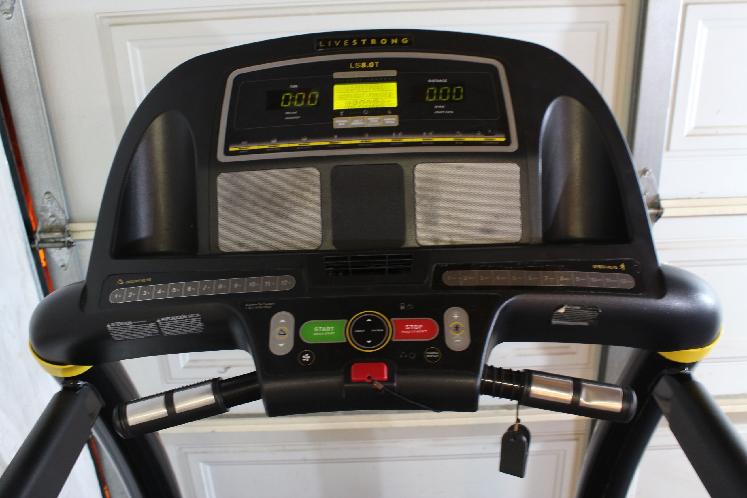 LiveStrong LS8.0T Treadmill Walk/Run/Jog Trainer Exercise Machine