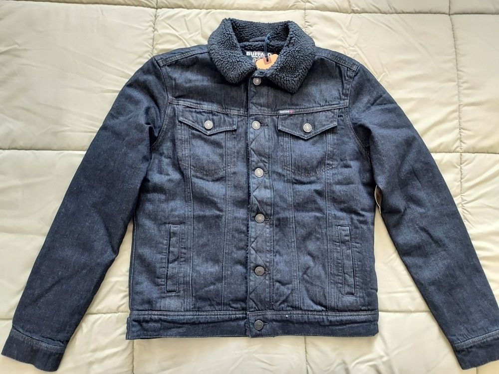 Brand New Men's Jean Jacket With Sherpa Lining