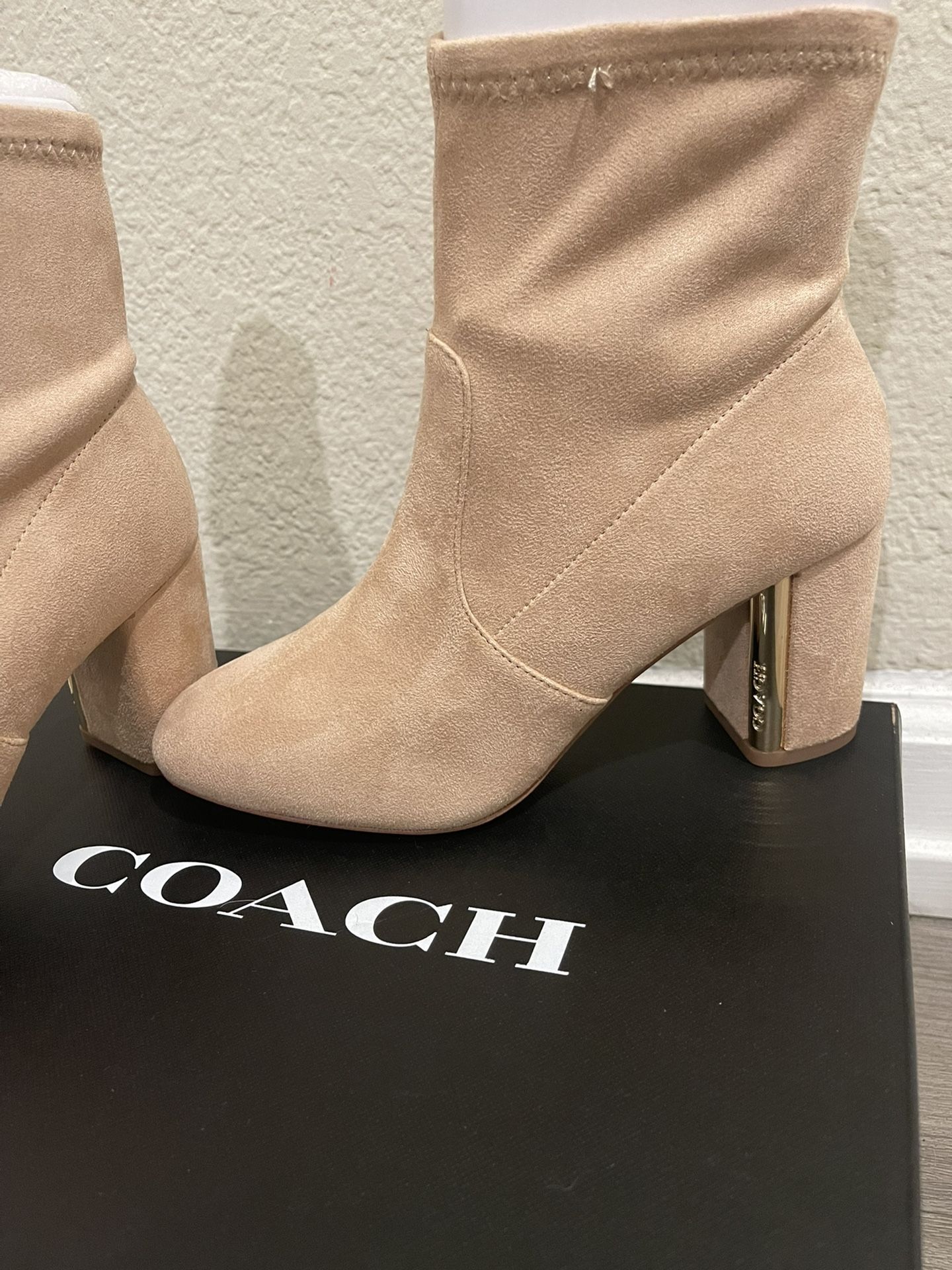 NWT COACH Boots - Margot Suede Booties