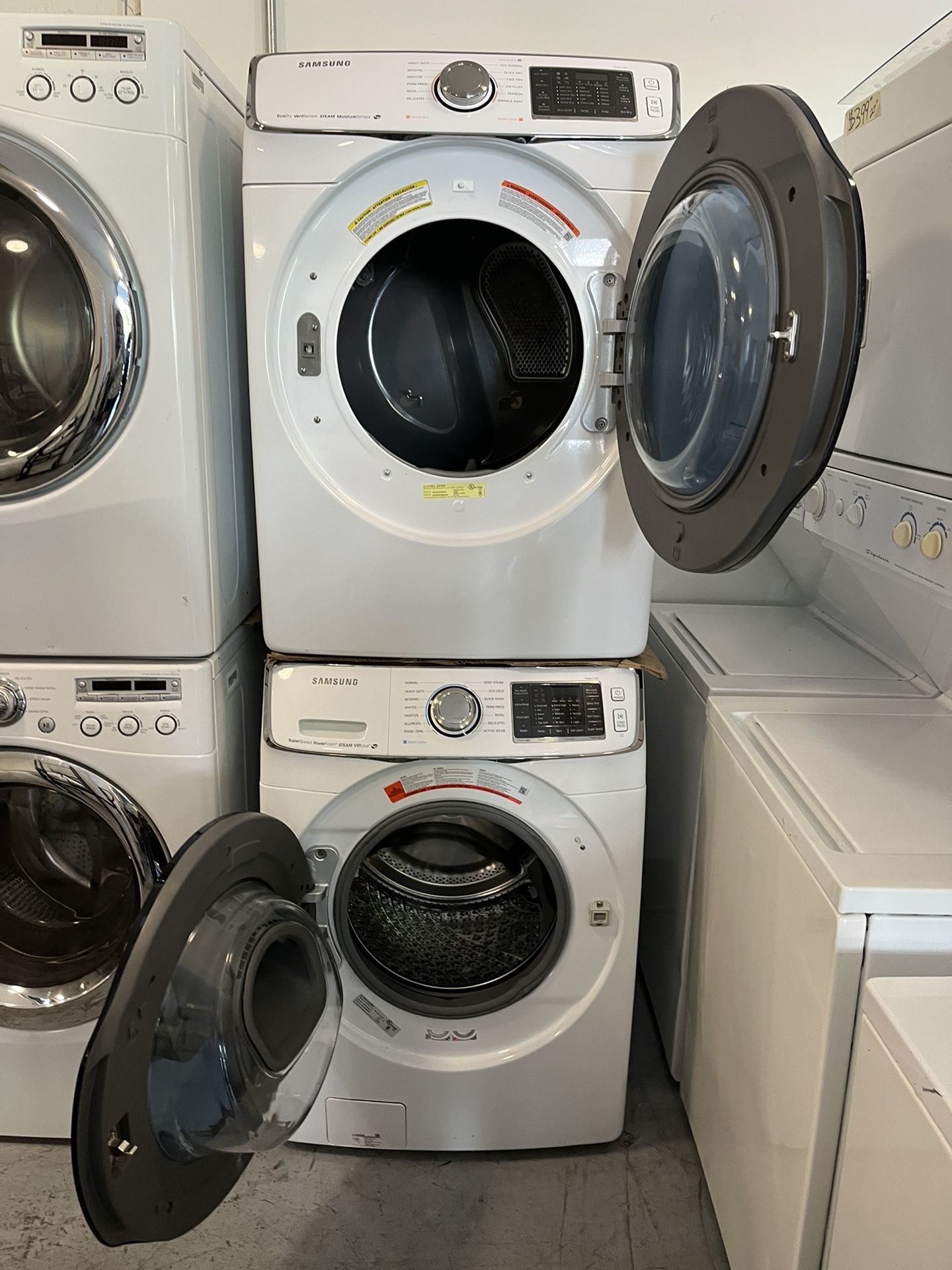 Samsung Front Load Electric Washer And Dryer Set 