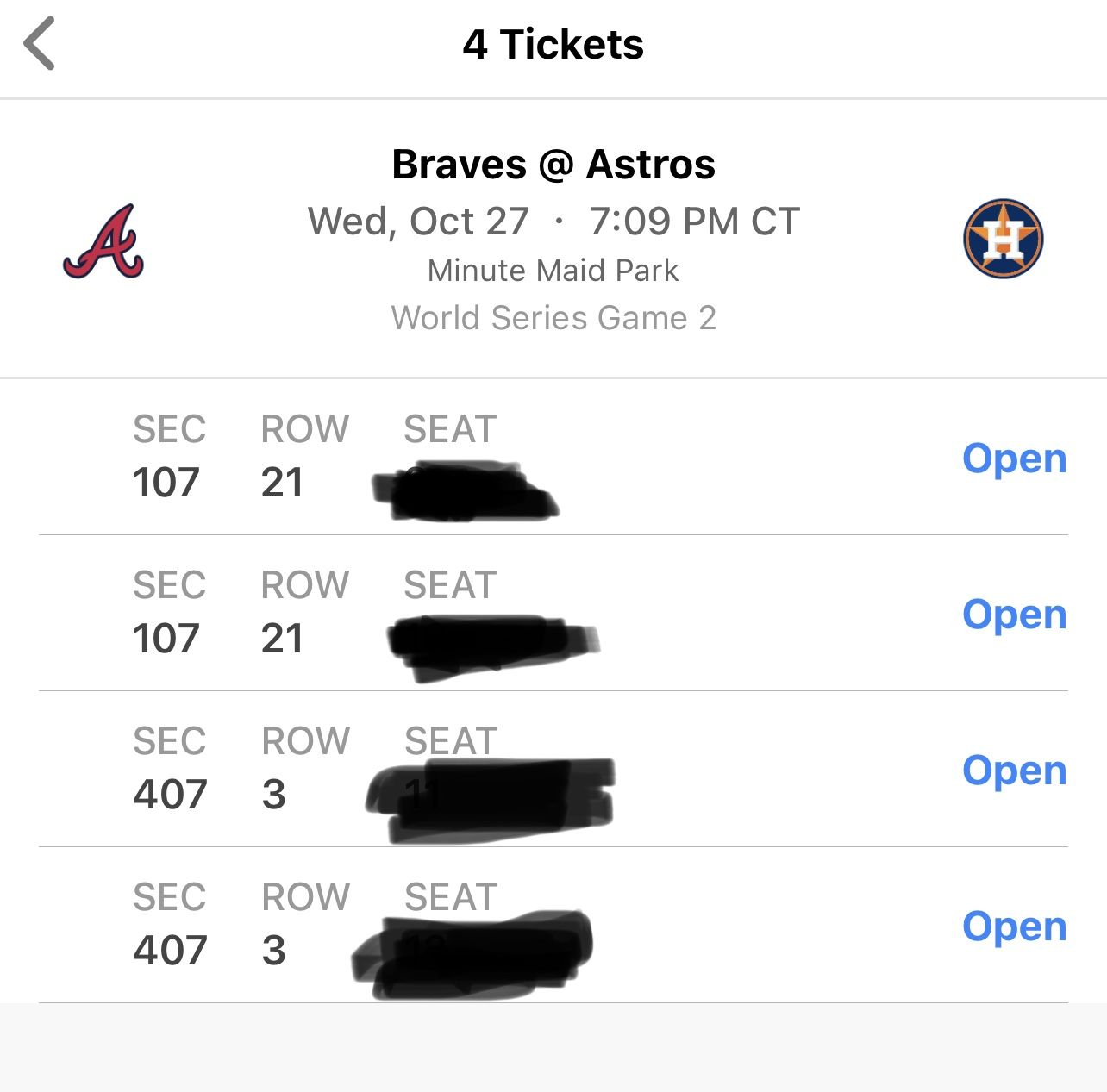 **WORLD SERIES** Astros/Brave GM. 2