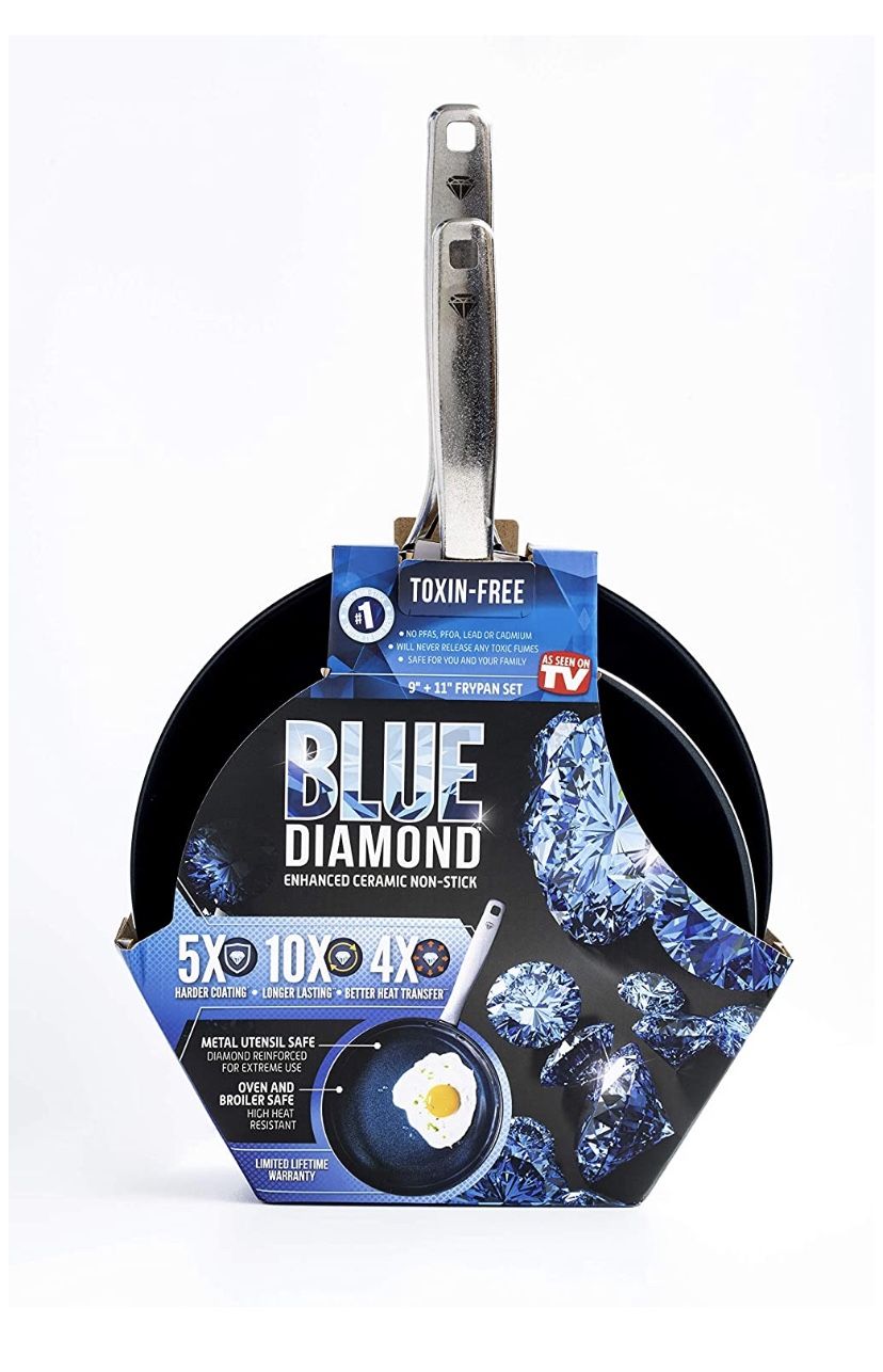 Blue diamond cooking pans