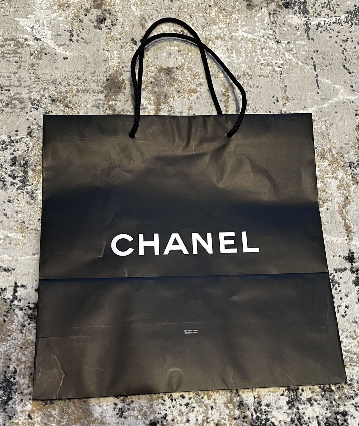 CHANEL Logo Shopping Bag, Ribbon and Tissue