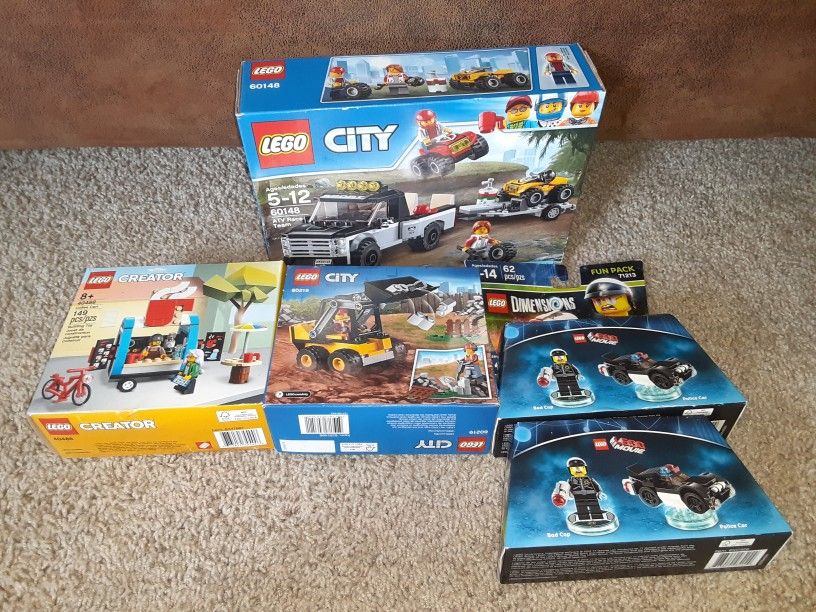 Lego Lot All New Lego City Creator Dimension