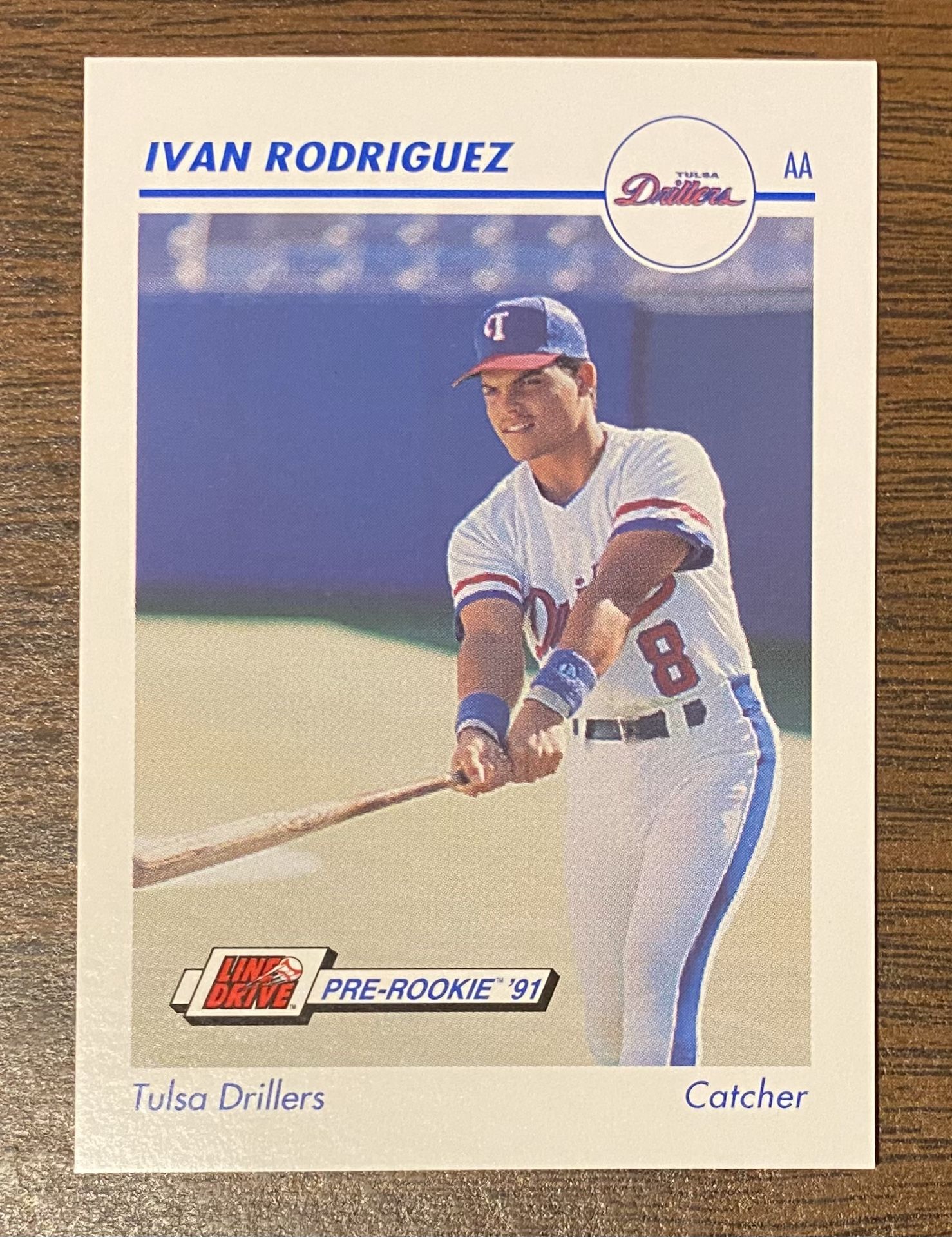 LOT OF 3 IVAN “PUDGE” RODRIGUEZ 1991 MINOR LEAGUE ROOKIE BASEBALL CARDS HOF x 3