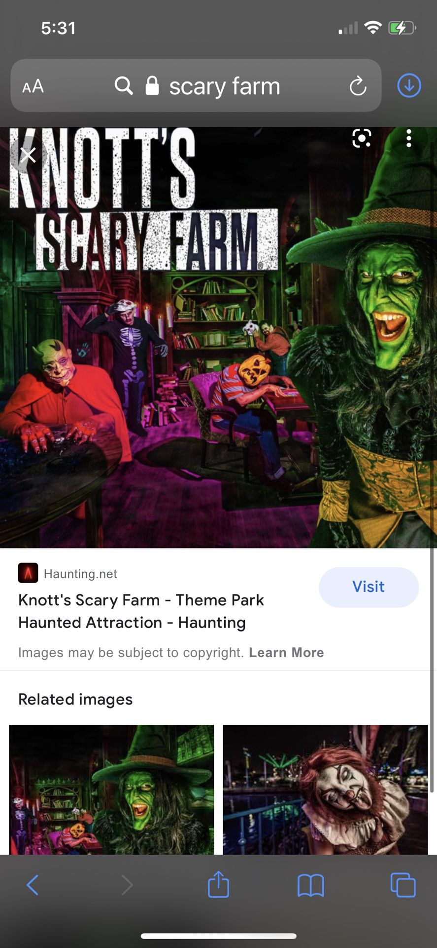 Knotts Scary Farm 