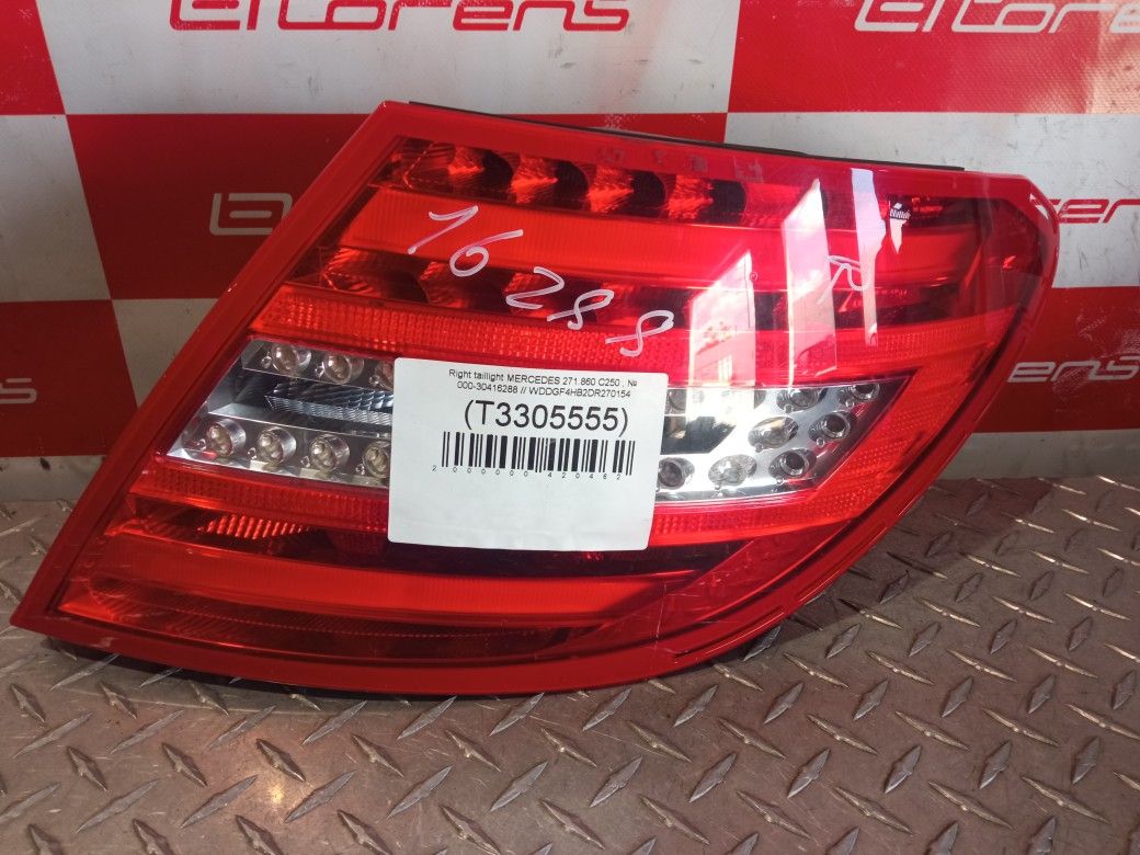 Right Taillight For 2013 Mercedes C-Class Stock 16288