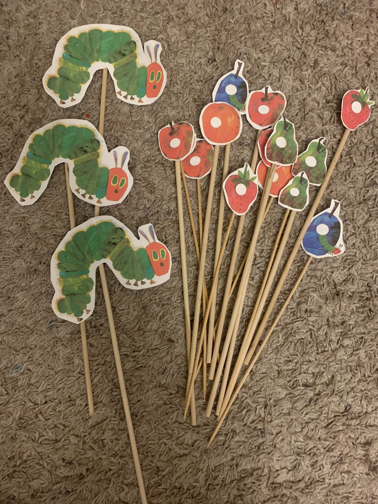 Hungry Caterpillar Theme Party- Table Decor / Centerpieces
