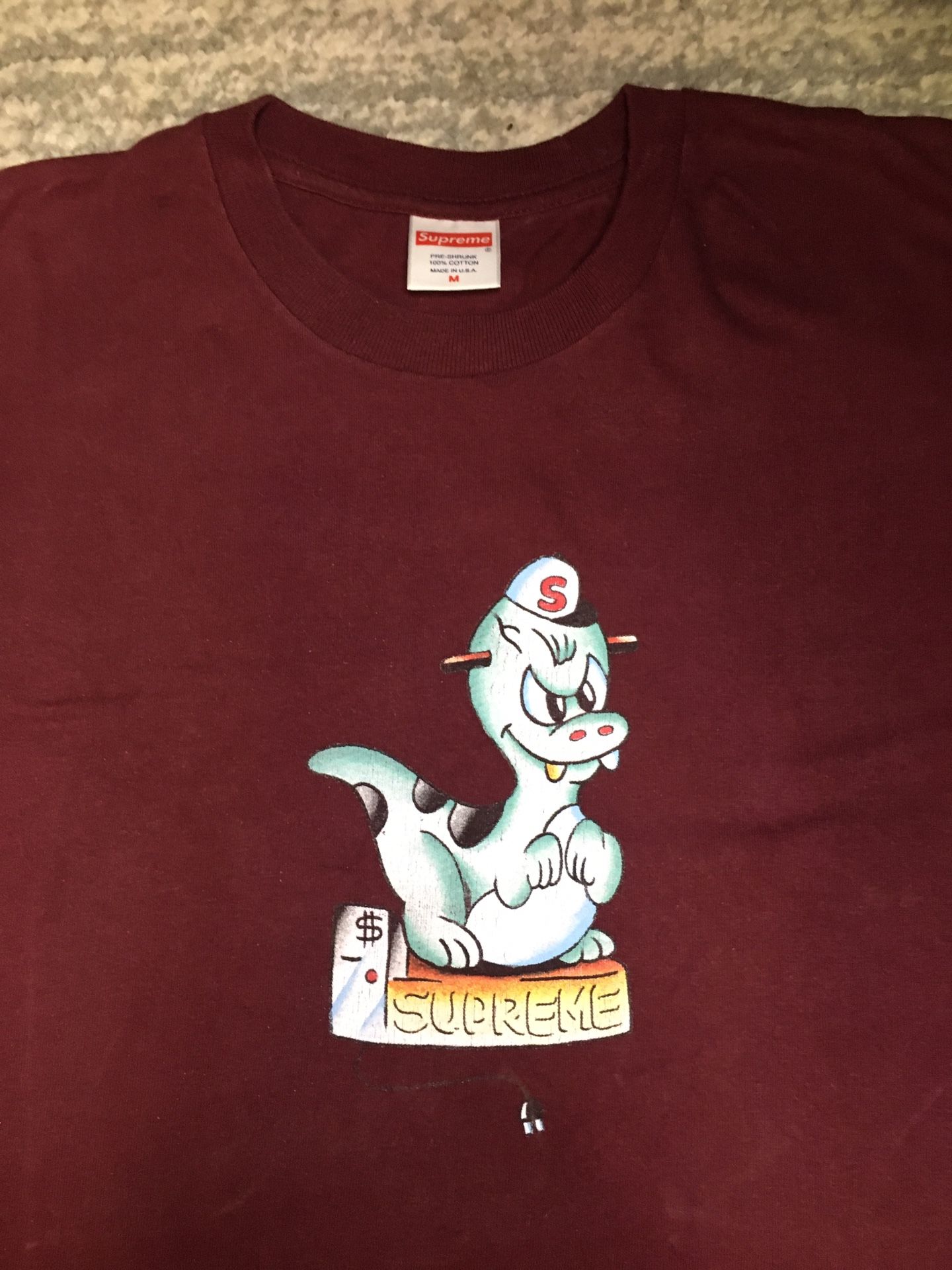 Mens Burgundy Supreme Tshirt