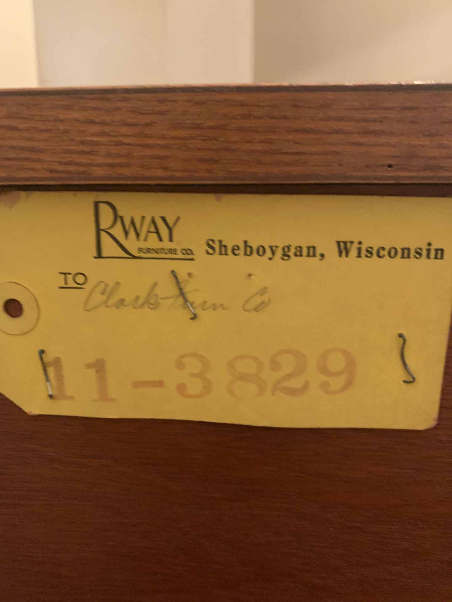 Antique Rway Bowchest Dresser   
